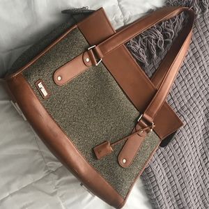 Hartmann Tweed Belting Classic Business Bag Walnut